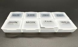 2021 Healthy Care Daily Medicine Pill Box Organiser Sort 8 Days Weekly HolderContainer Tablet Vitamin supplement Storage Cases Tr5036977