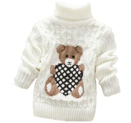 2020 autumn winter Infant Baby Boys Girl Children Kids Knitted high collar Pullovers Turtleneck Warm thick Sweaters 28 year2724078