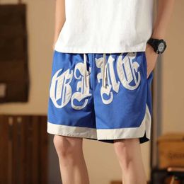 Men's Shorts American shorts hip-hop trendy brand 2023 summer new basketball capris mens high street loose casual sports pants H240508