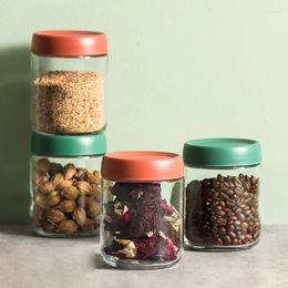 Storage Bottles Sealed Jar Glass Kitchen Organizers Boxes Homemade Yogurt Bottle Snack Moisture-Proof Jars Set Food Containers