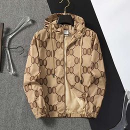 Men's Designer Jacket hoodies designer spring jackets luxury Printed Baseball jacket Classic luxury letters men's Zipper jacket sunscreen Long sleeve Men's clothing