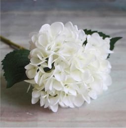 Artificial Hydrangea Flower 47cm Fake Silk Single Real Touch Hydrangeas for Wedding Centerpieces Home Party Decorative Flowers4776916