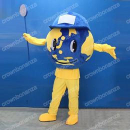 2024 Adult Size Earth Mascot Costume Halloween Christmas Fancy Party Dress Cartoon Fancy Dress Carnival Unisex Adults Outfit