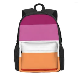 Backpack Lesbian Flag Backpacks Men's Bags For Women Back Pack Bag Students