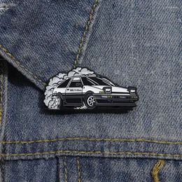 Brooches Creative Movie Film Television Text D Brooch Personalized Car Design Metal Badge Minimalist Niche Accessories Pins For Backpacks