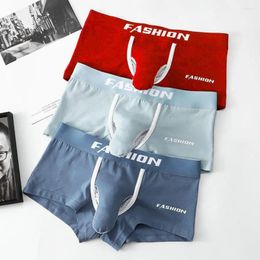 Underpants Men Underwear Sexy Personalized Elephant Nose Male Scrotum Design Shorts Briefs Mid-rise Letter Print Panties