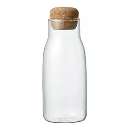 Storage Bottles 150/300/600ml Glass Tank Practical Borosilicate Jars For Restaurant Heat-resistant