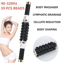 360 Degree Rotation Roller Massage Slimming Machine Micro-vibration Roller Massager Body Sculpt Lymphatic Detoxification Therapy Device
