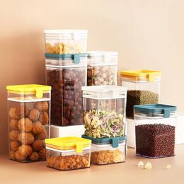 Storage Bottles Kitchen Accessories Home Organizer Useful Things Food Preservation Jars For Spices Plastic Airtight Organization