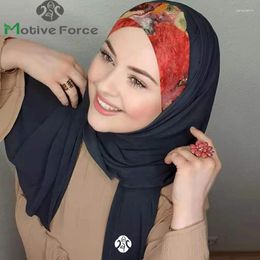 Ethnic Clothing Islam Luxury Hijab Mousseline Abaya Femme Musulman Foulard Hijabs For Woman Jersey Chiffon Scarf Bonnet Turban Undercap