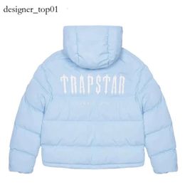 trapstar tracksuit trapstar jacket London Decoded Hooded Puffer 2.0 Gradient Black trapstar brand Jacket Men Embroidered Thermal Hoodie Winter Coat Tops b611