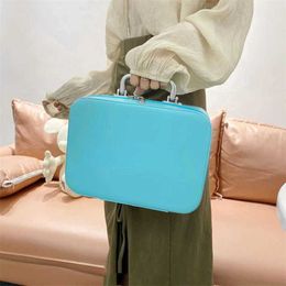 Zipper Cosmetic Bags handle tote bag Purse Makeup Case Portable dressers travel bag makeup bag Portable Storage box 0112