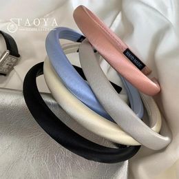 Hair Clips French Style High-end Satin Fine Band For 2024 Women's Minimalist Headwear Washing Face Plate Accessories