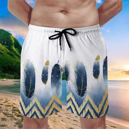 Men's Shorts 2024 Summer Beach Hawaii Casual Sports Natural Plants 3d Printing Qrying Is Fast And Breathable