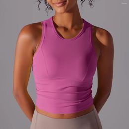 Women's Tanks Sport Bra Women Yoga Vest Sports Underwear Shockproof Sagging Resistant Fitness Integrated Professional Runn