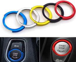 Auto Engine Start Stop Decoration Ring Car Styling Case For Bmw 4 3 2 1 Series F30 F20 F32 X1 F48 F45 Interior Accessories6356593