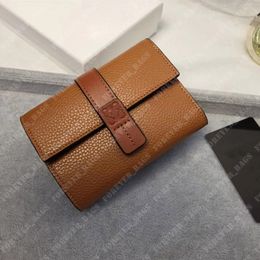 Designer Wallet Trifold Wallets Leather Loe Bag Envelope Handbag Wallets Long Women Card Holder Coin Pouch Designers Purse Grained Calf 257d