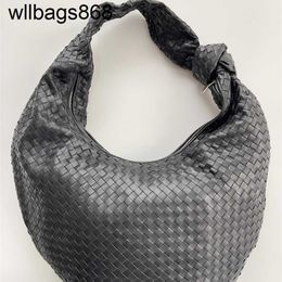 Venetabottegs Italy Handbag Jodie 23 Woven Bag Sheepskin Crossbody Bag Bag Genuine Leather Hobo Shoulder Bag Large Capacity