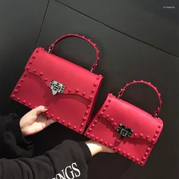 Shoulder Bags Designer Bag 2024 Large Capacity Custom Purse Jelly Handbag Supplier For Women And Girls Colourful PVC Wholesale