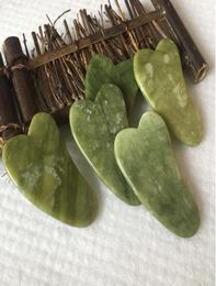 Natural Jade Massage Tool Guasha Board Women Skin Facial Care Treatment Face Massager Jade Stone Scraping Care Healthy Tool DHL Fr6673315