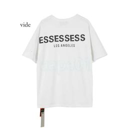 Designer Essentialsclothing Summer Mens T Shirt ESS Reflective Short Sleeve Fashion Brand Womens Loose T-Shirt Couple Street Hip Hop Short Sleeve T-Shirt S-Xl 227