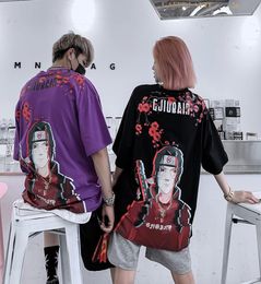 Anime Men039s Short Sleeve TShirt Couple Casual Joker Fashion Youth Tee Shirt Hip Hop Street Dress Top CX2007021643781