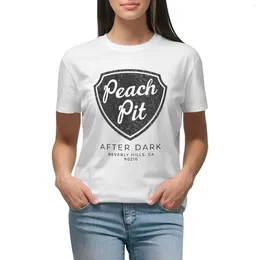 Women's Polos Peach Pit After Dark T-shirt Aesthetic Clothes Korean Fashion Cute Women Clothing