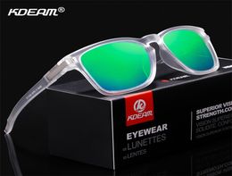 KDEAM UnisexFit Design Sunglasses Polarised Clean Look Shatterresistant Sun Glasses Men Sport Shades lentes de sol 2204072546172