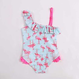 Pieces 2024 New Ldrens Swimsuit One Piece Bikini Little Girl Beach Swimsuit H240508