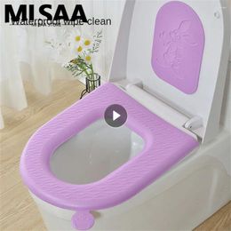Toilet Seat Covers Cartoon Pig Head Portable Quick-drying Hygienic Top-rated Pad Non-slip Waterproof Mat Thickened