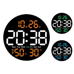 Clocks Digital Wall Clocks Large Screen With Timing Countdown Function For Home Bedroom Living Room Office Decoration Dropship