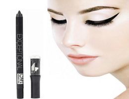 Black Eyeliner Pencil Waterproof Eyebrow Pen Make Up Beauty Comestics Eye Liner Eyes Makeup With pencil Sharpener1638658