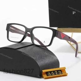 Reading glasses designer Polarised sunglasses men Anti-blue light transparent lens triangle badge frame colorblock daily glasses unisex rectangular goggles VF12