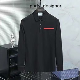 Luxury Designers Mens Polos Tshirt Jackets Pullover Sweatshirt Coats Fashion Men Women Long Sleeved Polo Shirts Letter Pure Cotton Coat High Quality Clo ggitys 78L7