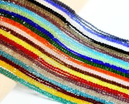 Multicolor selection 100pcs 4mm Bicone Austria Crystal Beads charm Glass Beads Loose Spacer Bead for DIY Jewelry Making90754406513128