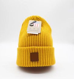 USA Brand designer Winter knited CH Beanie Label Winter vertical Knitted Wool Cap Unisex Folds Casual Beanies Hat 5color Top quali8596489