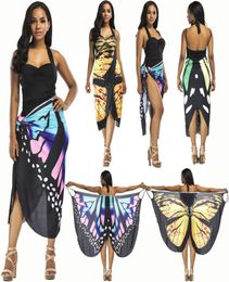 Butterfly Bathing Suit Dresses Women Beach Skirt Cover Up Swimsuit Cover Ups Beach Sarongs Summer Beach Dress Tunic Swimwear5914300