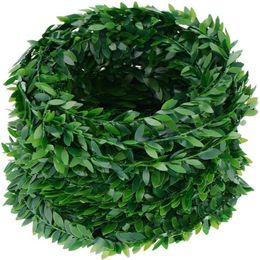 Decorative Flowers Wreaths 7.5m Artificial Ivy Leaf Artificial Plants Green Garland Plants Vine Fake Foliage Home Decoration Wedding Party Decoration