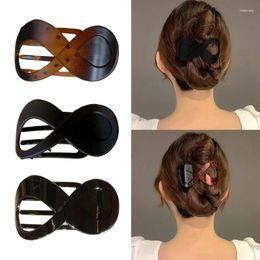 Hair Clips 3pcs Elegant 8 Shape Clip Collection Fashionable Styling Tools Headwear Matte Claw Barrettes For Girls Women