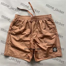 stones islandss shorts Compass Embroidery Designer Mens Metal Nylon Shorts Fashion Hight Street Shorts stones islandss Quick Drying SwimWear Man stone Pants 7fe0