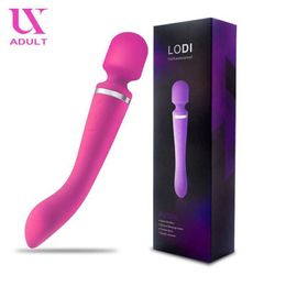 Other Health Beauty Items 20 Speeds Powerful Big Vibrators for Women Magic Wand Body Massager for Woman Adult Clitoris Stimulate Product Shop Y240503
