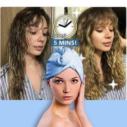 Bath Accessory Set Hair Wrap Quick Towel Bathing Microfiber Cap Rban Tu Dry Shower Drying Hat Bathroom Products