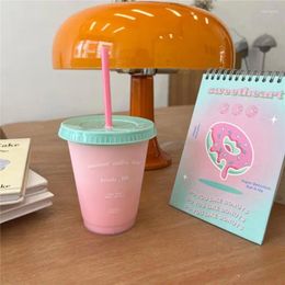 Mugs Coffee Cup Personalized Drink Bottle Outdoor Portable Mug Creative Wholesale Christmas Gift Plastic Tumbler With Lid Straw