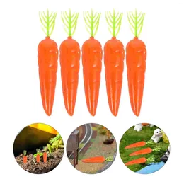 Decorative Flowers 25 Pcs Toys Carrot Fake Accessories Vegetables Simulated Mini Crafts Office