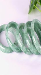 Bangle Genuine 5664mm Green Jade Jadeite Bracelet Real Natural A JadeBangle6518046