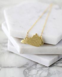 30pcs Outline Kentucky State Map Charm Necklace KY Map American USA County Pendant Necklaces Jewellery for Hometown Gifts9911408