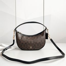 Designer bag shoulder bag handbag leather womens classics fashion tote bag Crossbody bag Versatile pisiform bag Crescent moon bag