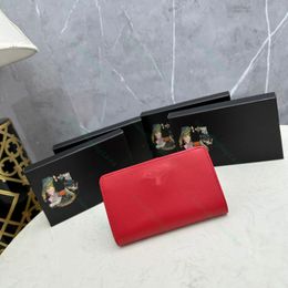 Womens designer wallets luxurys zipper multifunction purse flower letter short card holder High-quality ladies fashion small clutch bag with Original box