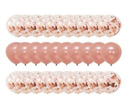 Party Decoration 30pcsset Rose Gold Balloon Confetti Set Birthday Anniversary Wedding Gift For Guests7089918