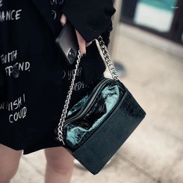 Shoulder Bags High-quality 2024 Product Bag Leather Pillow Top Layer Cowhide Texture All-match One-shoulder Messenger Chain